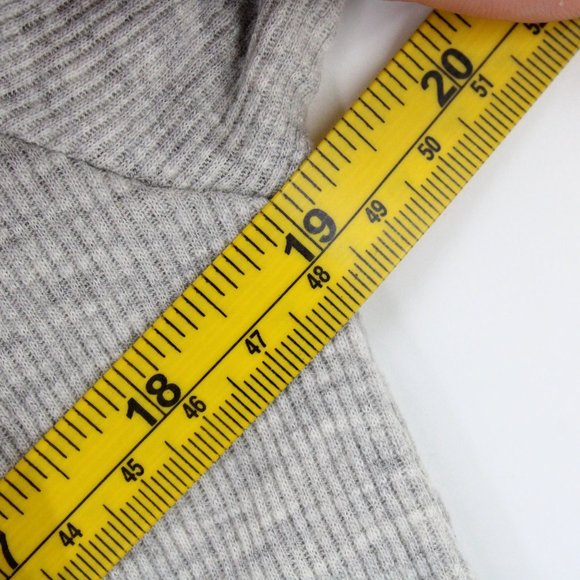 Mo:vint By Anthropologie Blouse Top Womens Gray Silverelake Short Sleeve L NWT - Picture 9 of 10